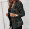 ABBEY | Stylish Checked Blazer 0