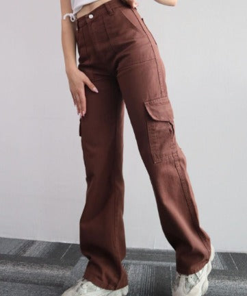 AYLA | Cargo Jeans with Pockets Women 4