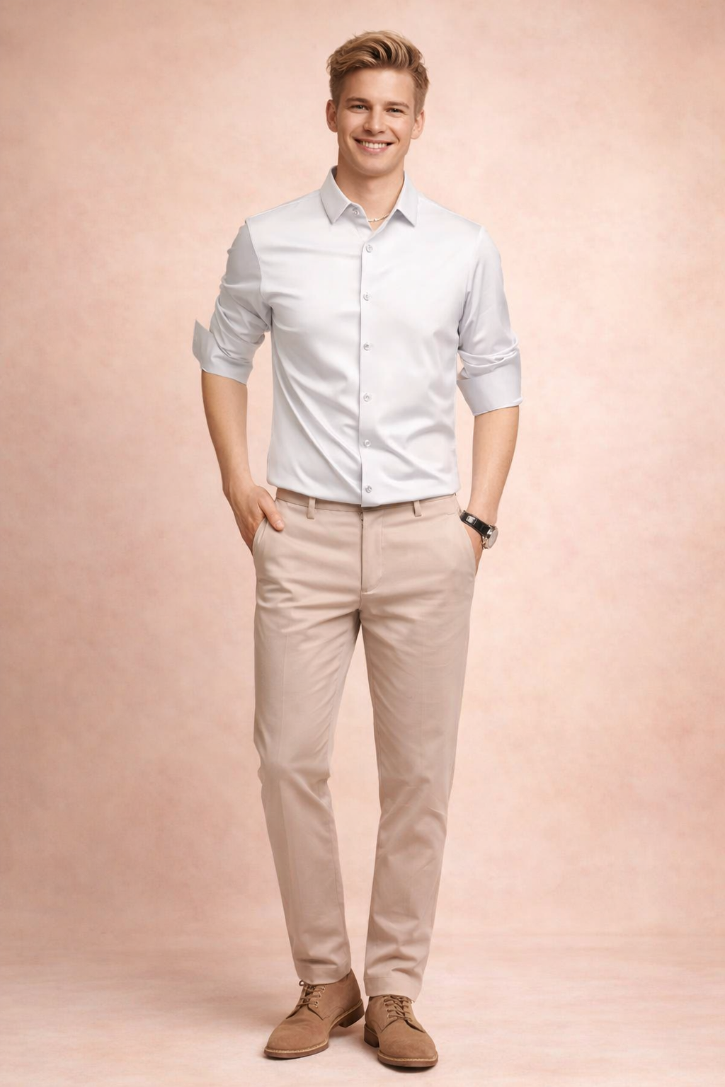 Aleksander | Elegant men's button-down shirt 1
