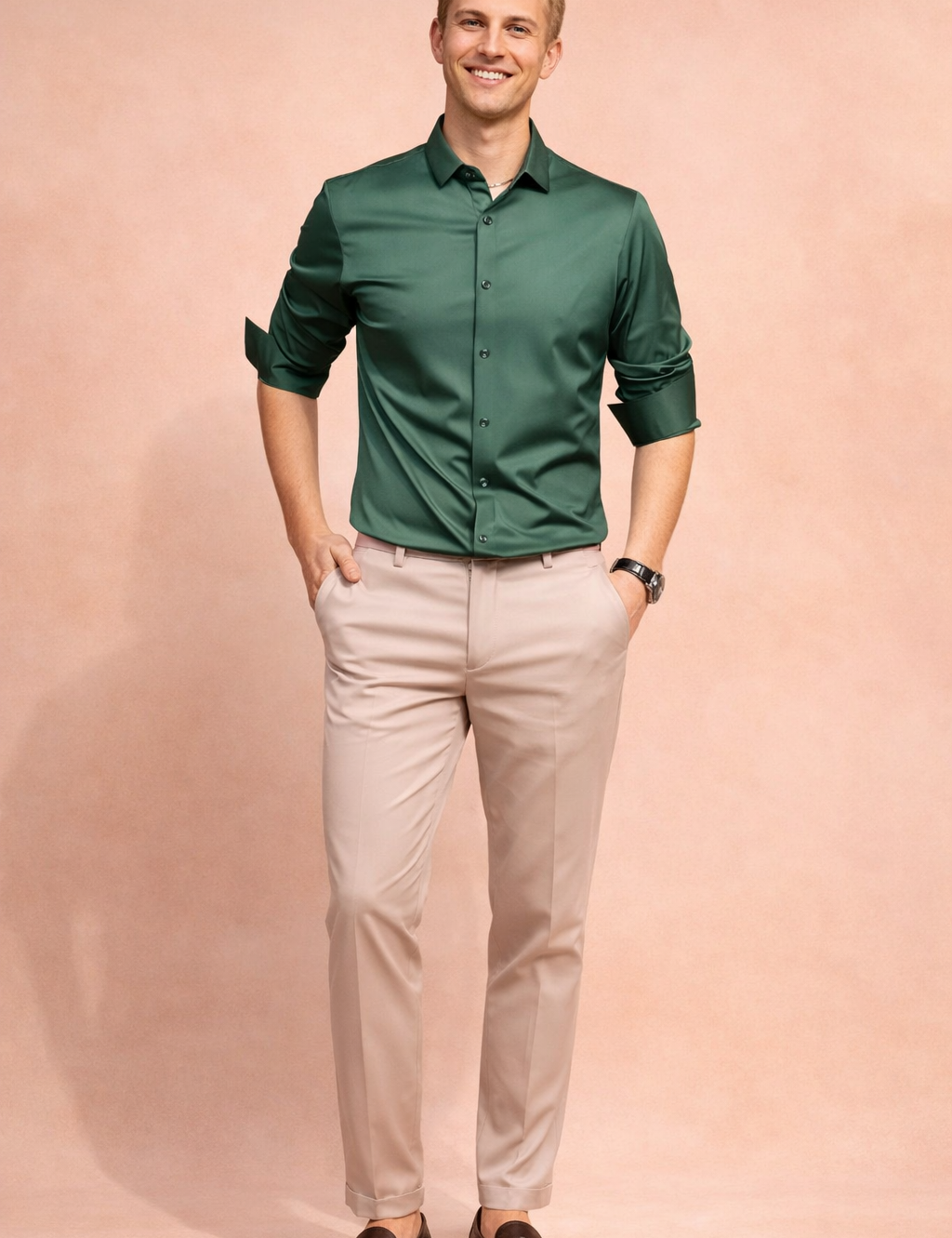 Aleksander | Elegant men's button-down shirt 4