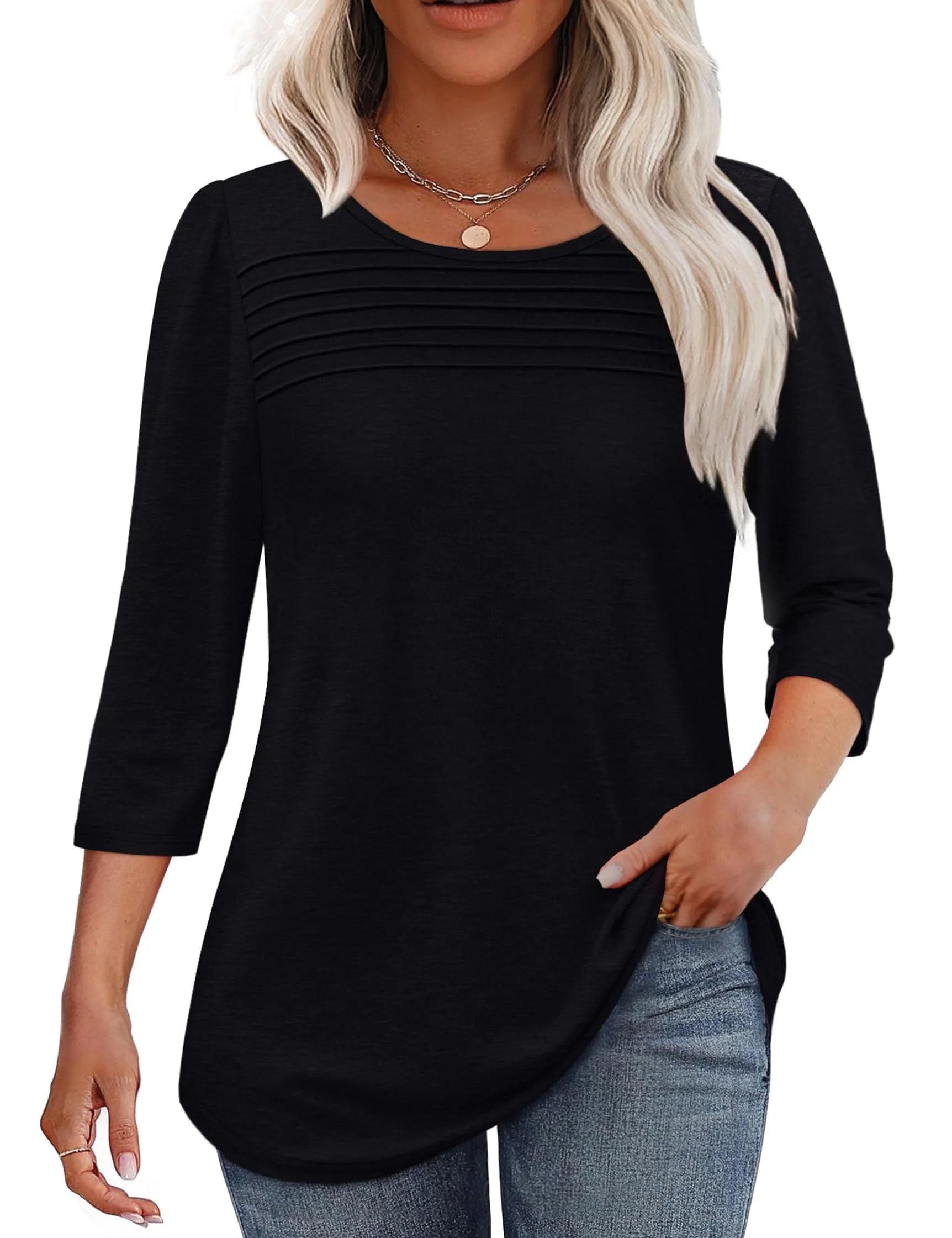 Annelie | Stylish Pleat Top 8