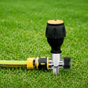 Automatische 360°-Gartenbewässerung | Rasensprinkler Vollautomatisch | Wetterfest | Spinflow 1