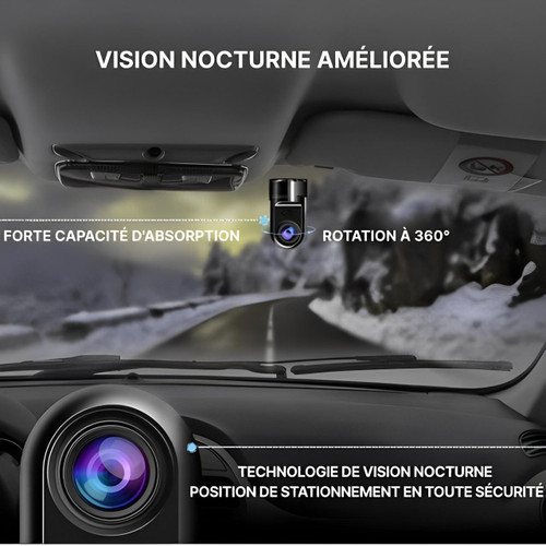 Car dashcam with surveillance camera 2