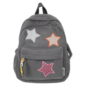 Casual Star-Embellished School Backpack 4