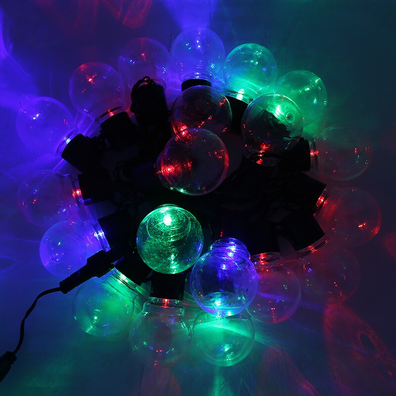 Colorful bulb-shaped LED string lights 4