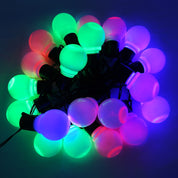 Colorful bulb-shaped LED string lights 9