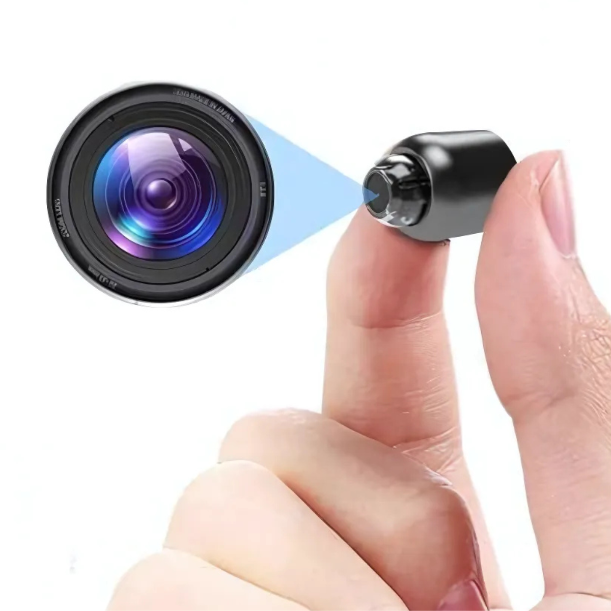 Compact Full HD wireless surveillance camera with 160-degree angle, night vision and 72-hour battery life for home security 1