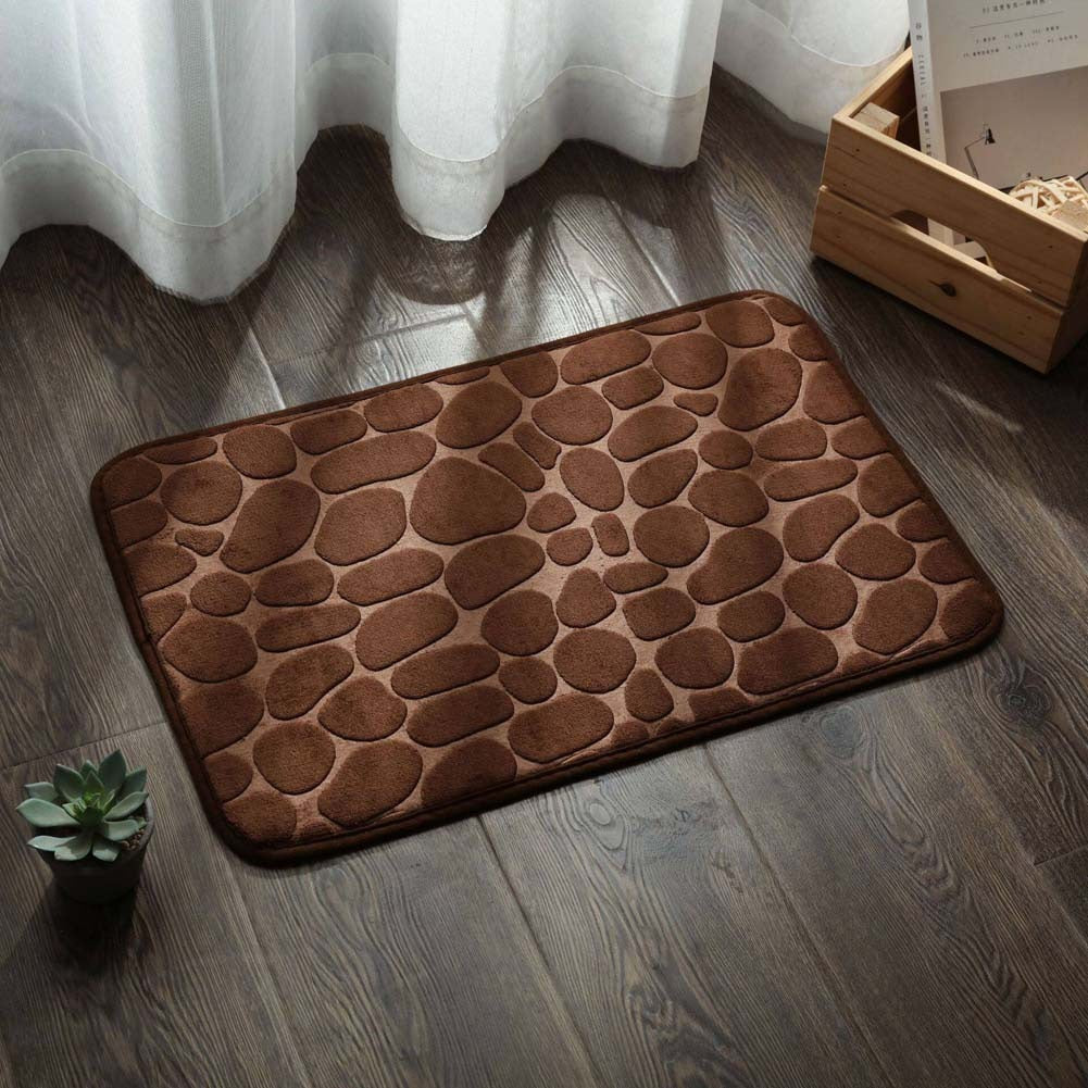 Cozy bath mat - soft and absorbent bathroom mat for added comfort
