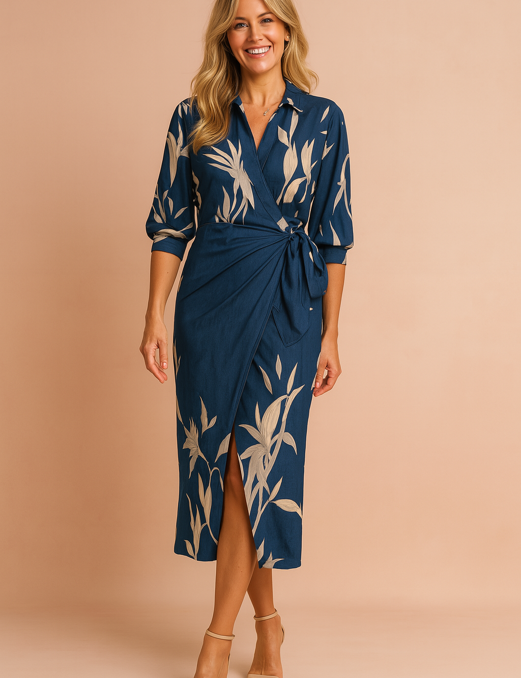 Elżbieta | Elegant Two-Piece Look with a Wrap Top 2