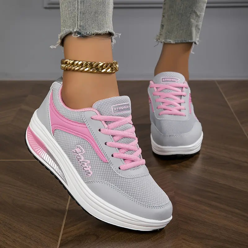 Grey with Pink