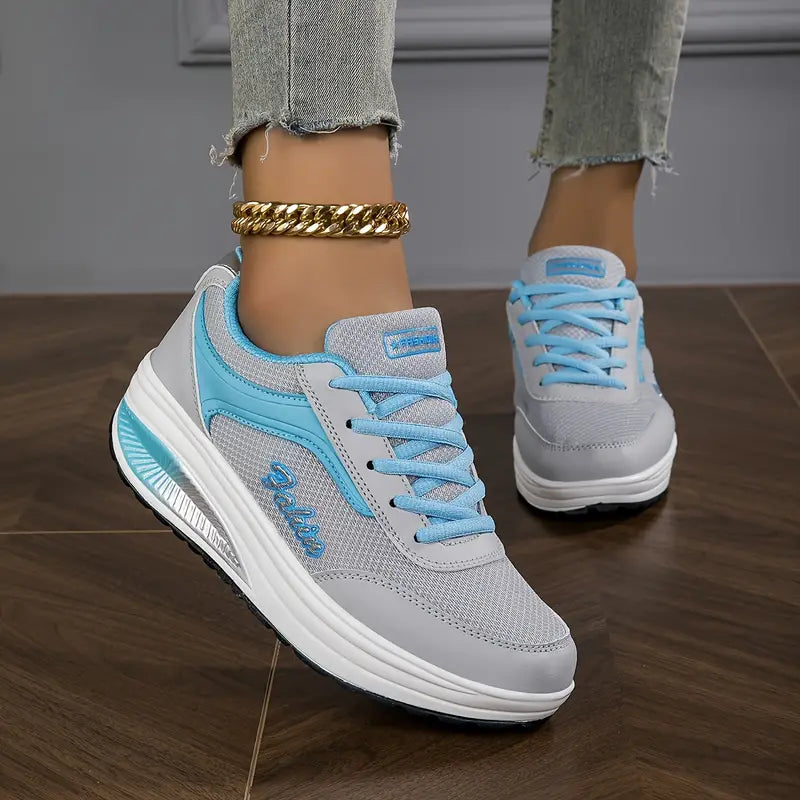 Grey with Blue