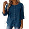 Liesl | Embroidered Button Down Blouse with Round Neck 11
