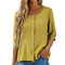 Liesl | Embroidered Button Down Blouse with Round Neck 12