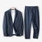 Linen Set | Blazer & Wide-Leg Trousers Two-Piece 1