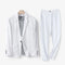 Linen Set | Blazer & Wide-Leg Trousers Two-Piece 4