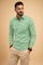 Łukasz | Modern, smooth men's long-sleeved polo shirt 4