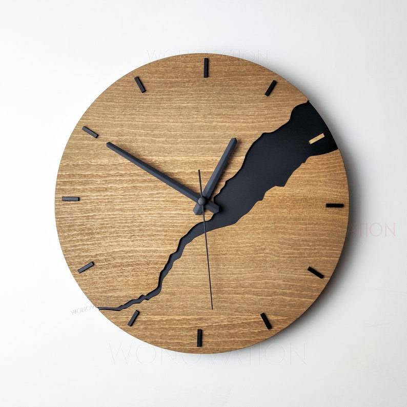 Luxurious wooden wall clock – Nuvoro 3