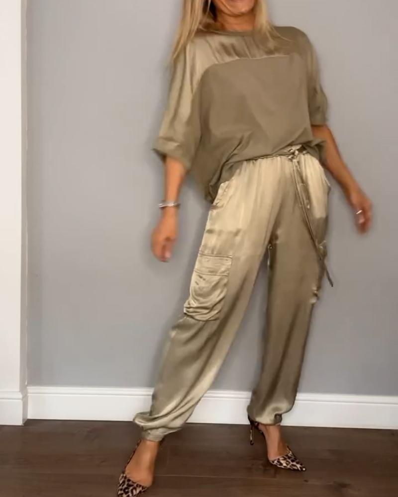 MIA | Women Suit Two Piece Satin 2