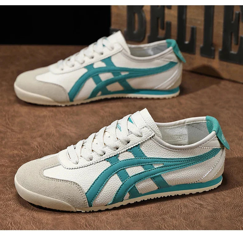 Men's Retro Sneakers | Low-Top Suede-Accent Runners 5