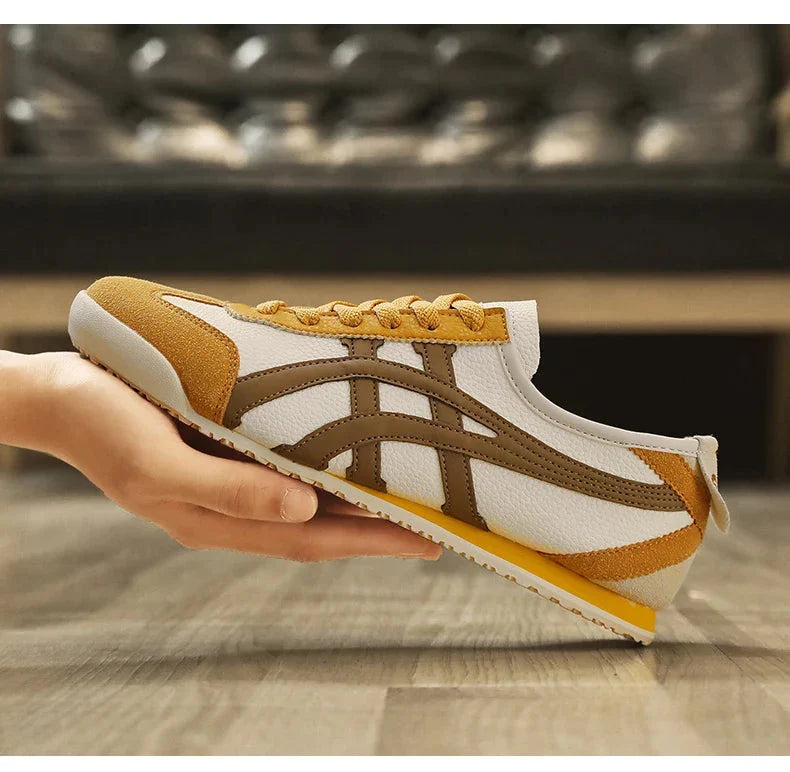 Men's Retro Sneakers | Low-Top Suede-Accent Runners 8