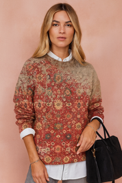 Nadia | Artistic Print Sweater 3