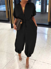 OLIVIA | Overall V-Neck Jumpsuit 1