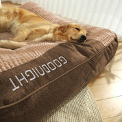 Orthopedic dog cushion bed – Large, thick dog bed with neck support and removable, washable cover 6