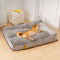 Orthopedic dog cushion bed – Large, thick dog bed with neck support and removable, washable cover 9