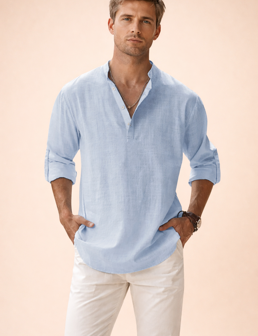 Ravello | Men's Long Sleeve Crew Neck Shirt 1