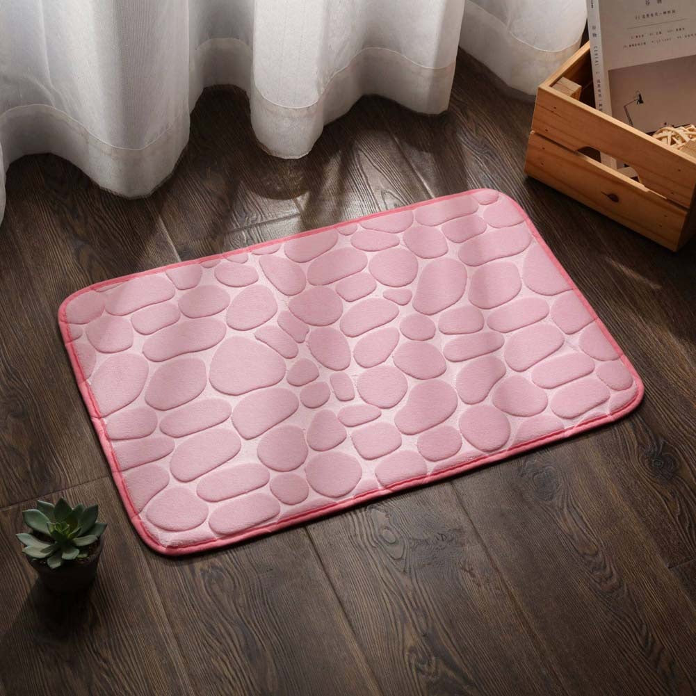 Cozy bath mat - soft and absorbent bathroom mat for added comfort