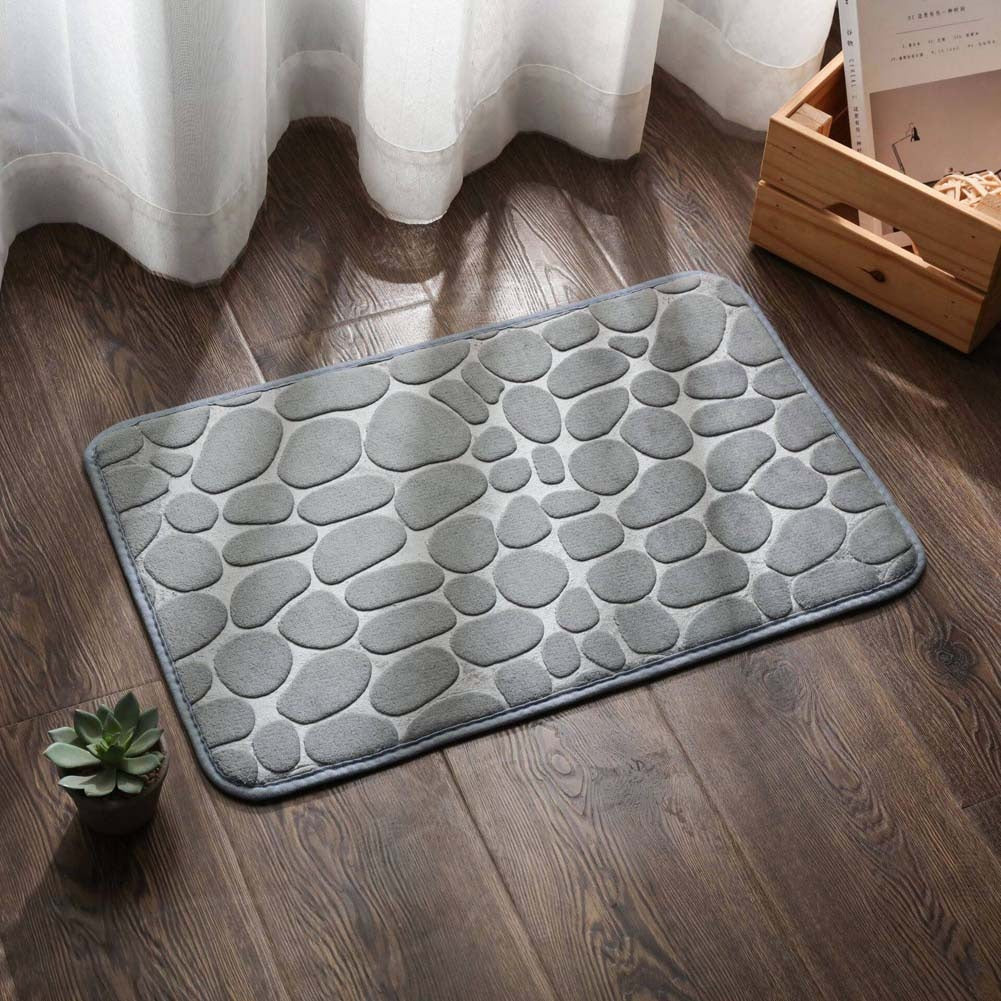 Cozy bath mat - soft and absorbent bathroom mat for added comfort