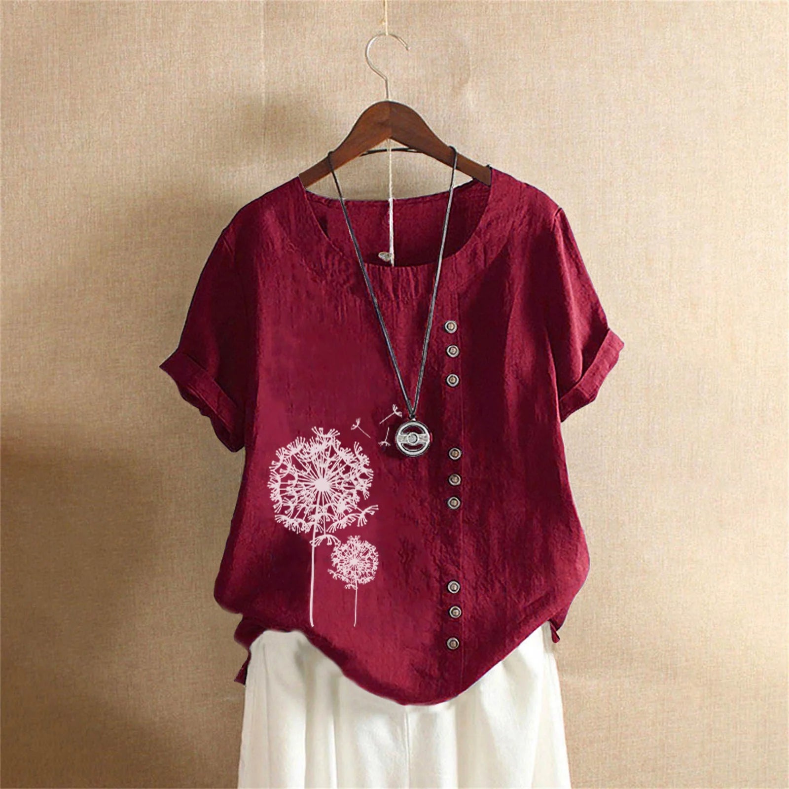 Burgundy Dandelion