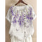 Solvei | Printed Blouse with Rolled Cuffs 5