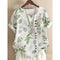 Solvei | Printed Blouse with Rolled Cuffs 7