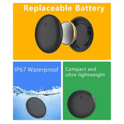 Universal Mini GPS Tracker - Waterproof Bluetooth Tracker for Keys, Pets, and Luggage - Compact Design with 164ft Range 1
