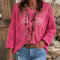 Women's Bohemian Crochet V-Neck Top 3