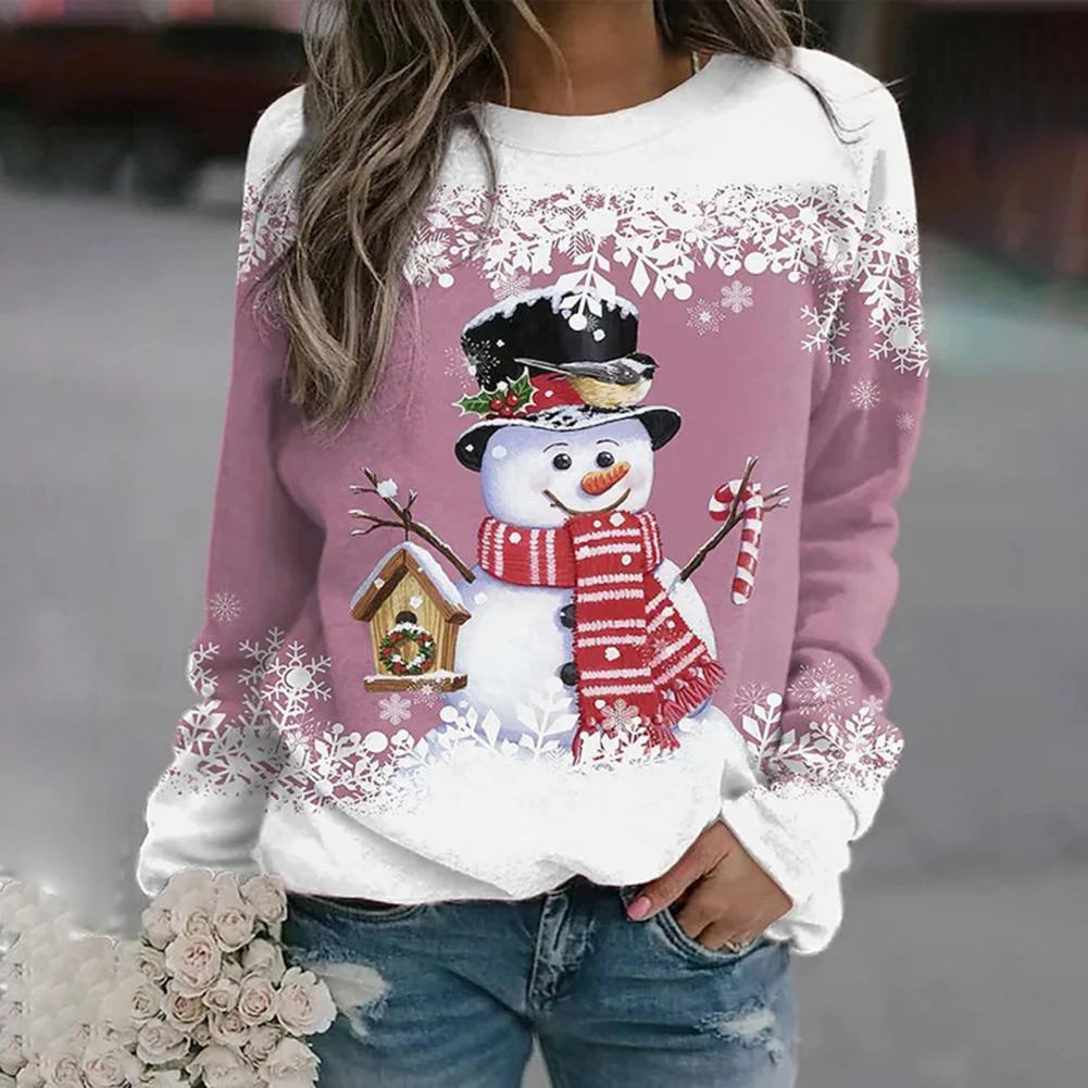 Women's Cozy Christmas Longsleeve Sweater Knit 2