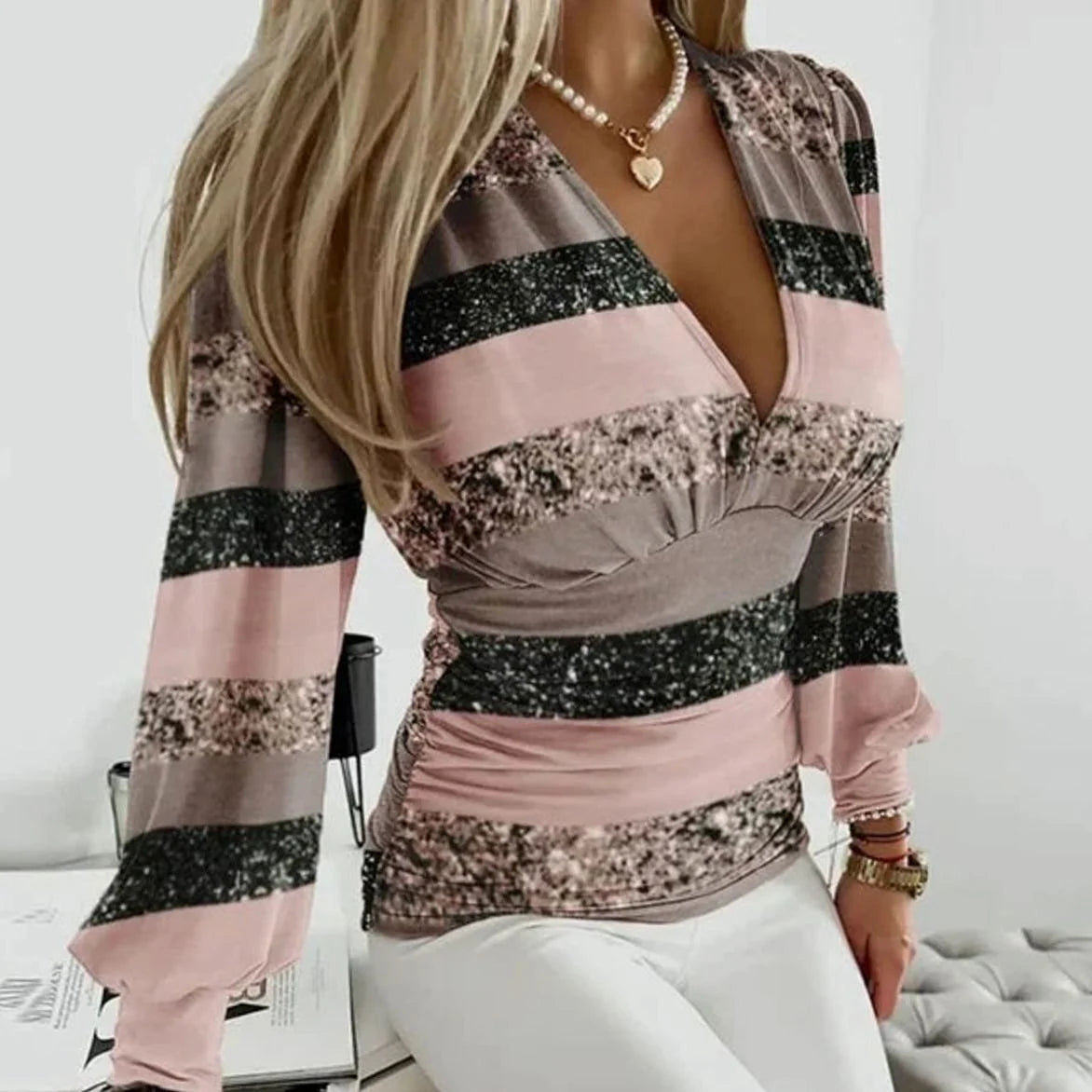 Pink & Black Stripes