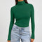 Women's Fitted Long-Sleeve Turtleneck Top 4