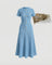 Women's Fitted Waffle-Knit Maxi Dress 1