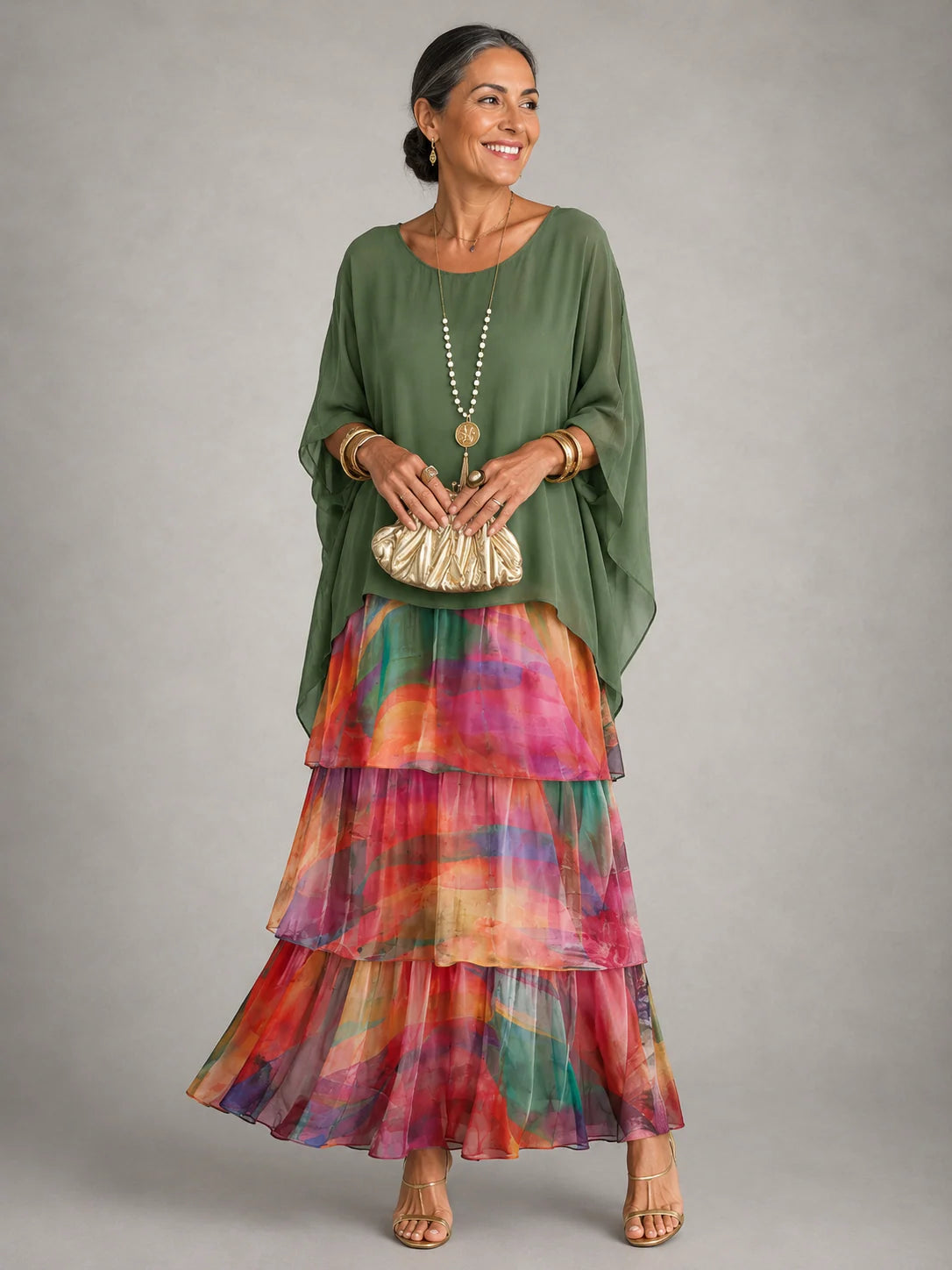 Green Multicolor