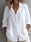 Women's Linen Long Sleeve Loose Fit Shirt 2