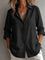 Women's Linen Long Sleeve Loose Fit Shirt 5