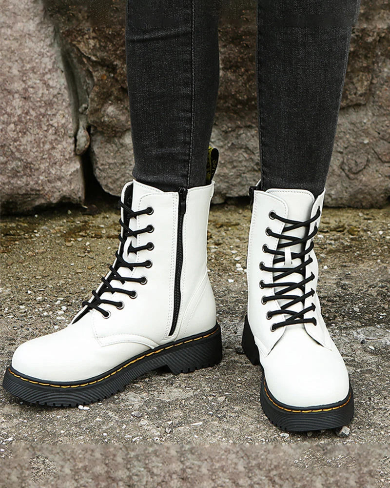 Women's Suede Ankle Boots | Wool-Lined Zip-Up Boots 1