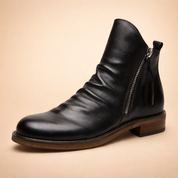 Lewis | Relaxed Zip-Up Ankle Boots for Effortless Smart Casual Looks