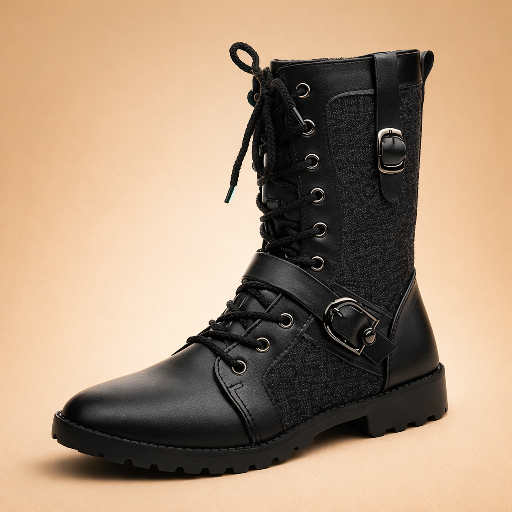 Dexter | Bold Lace-Up Combat Boots for Urban Streetwear Edge