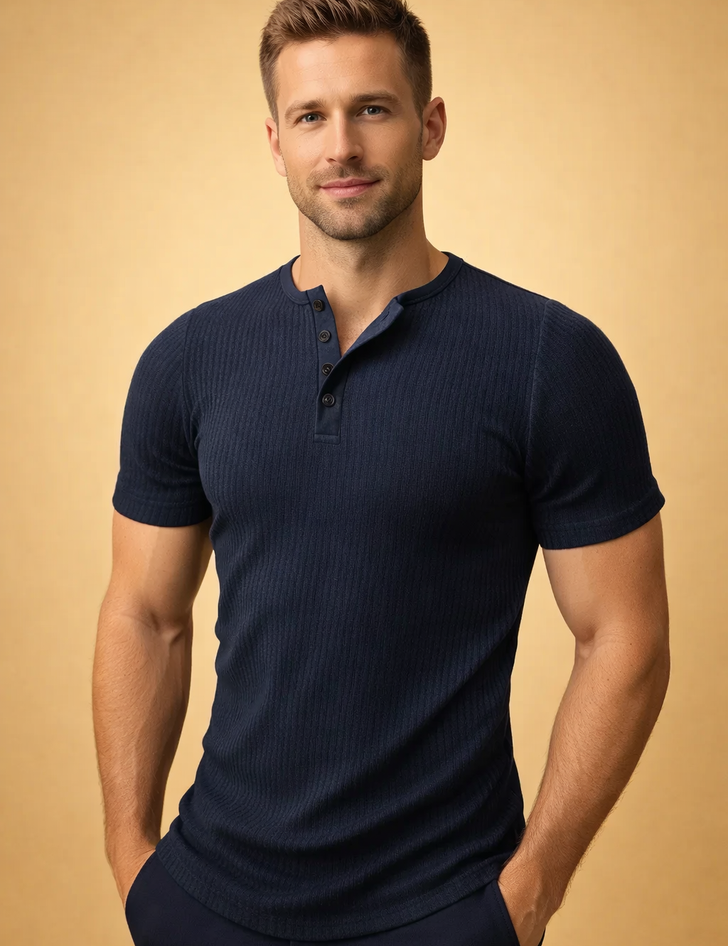 Alfred | Men's Short Sleeve Button-Down T-Shirt