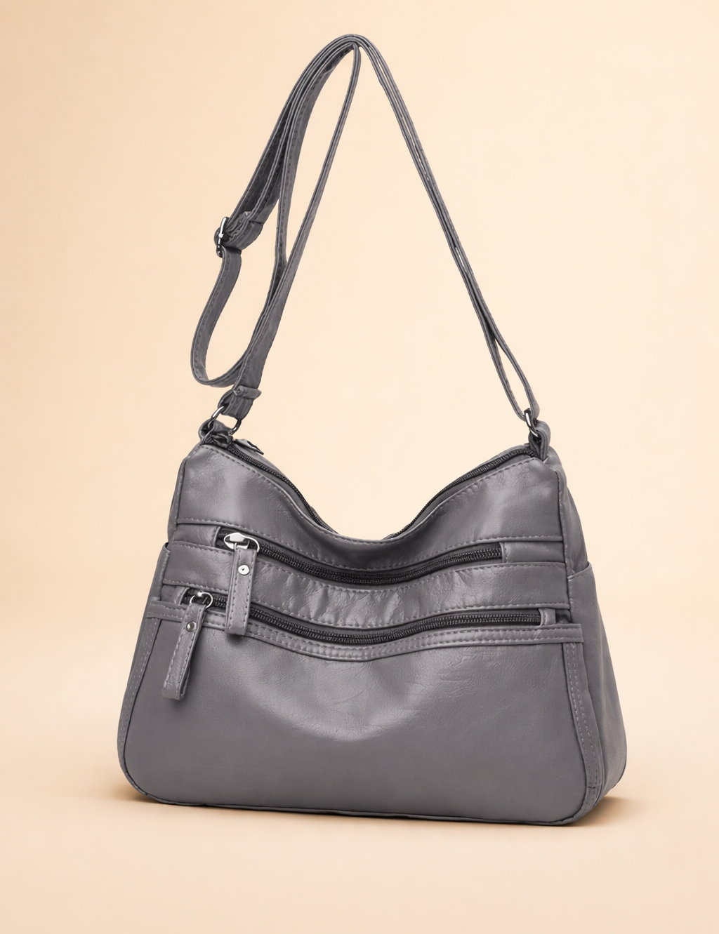 Charlene | Women’s Practical Multi-Pocket Shoulder Bag