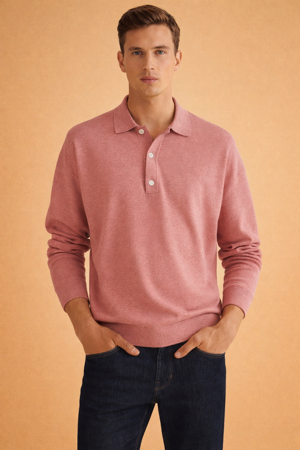 Draco | Men's Long Sleeve Polo Shirt