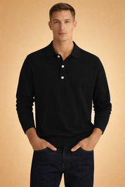 Draco | Men's Long Sleeve Polo Shirt